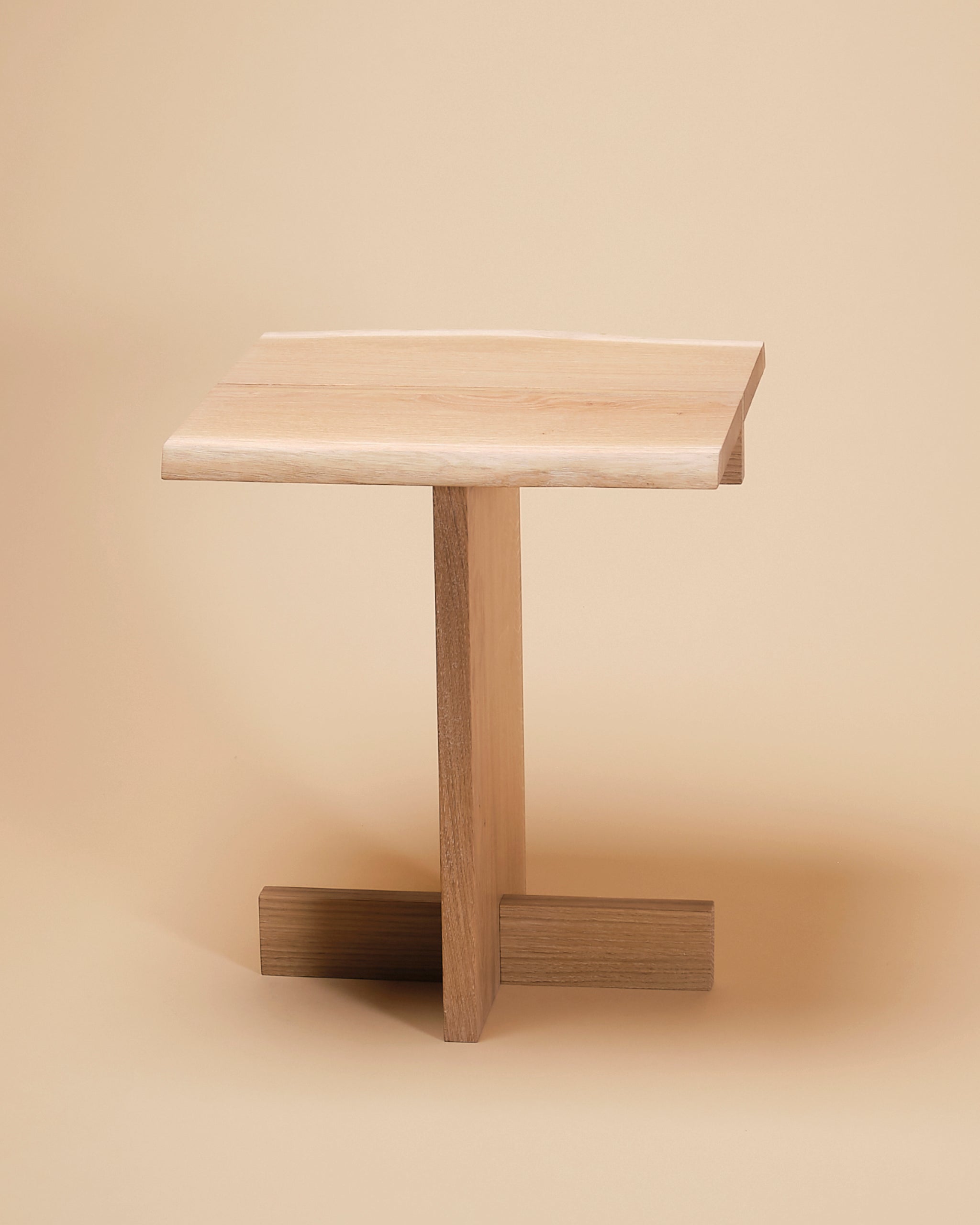 Time for Tea sidetable, oak live edges