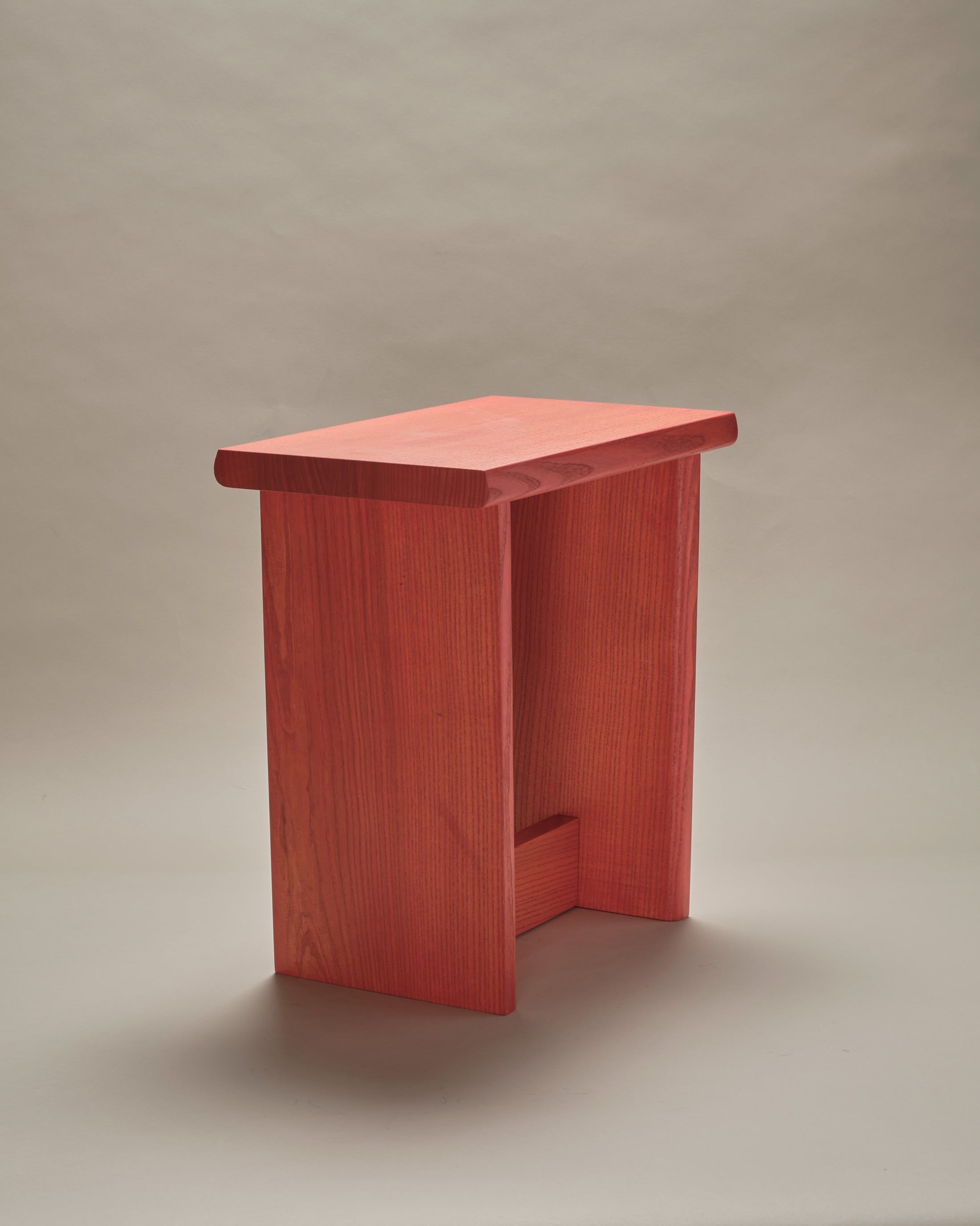 Sample, Ban Ban Ban stool, red orange