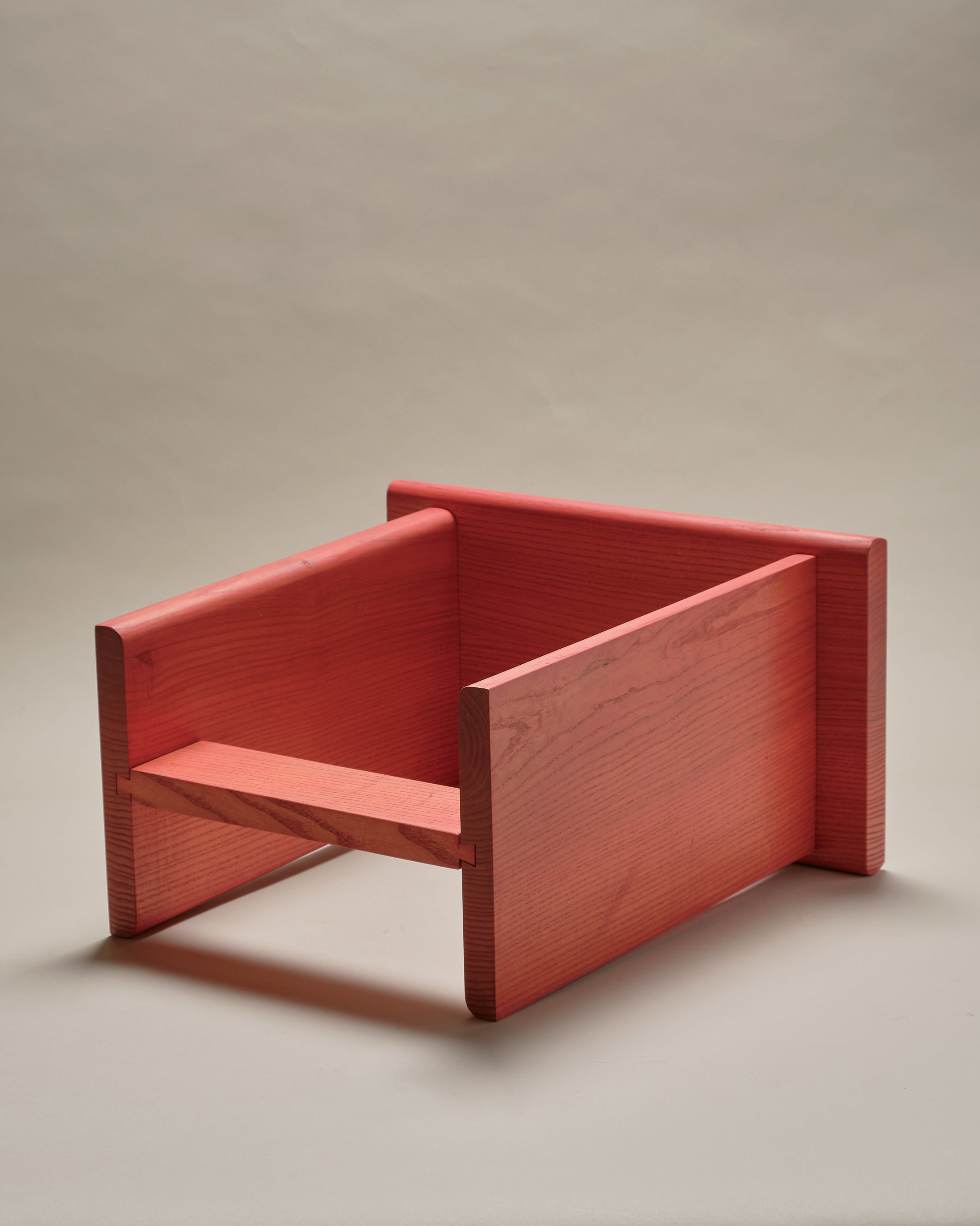 Sample, Ban Ban Ban stool, red orange