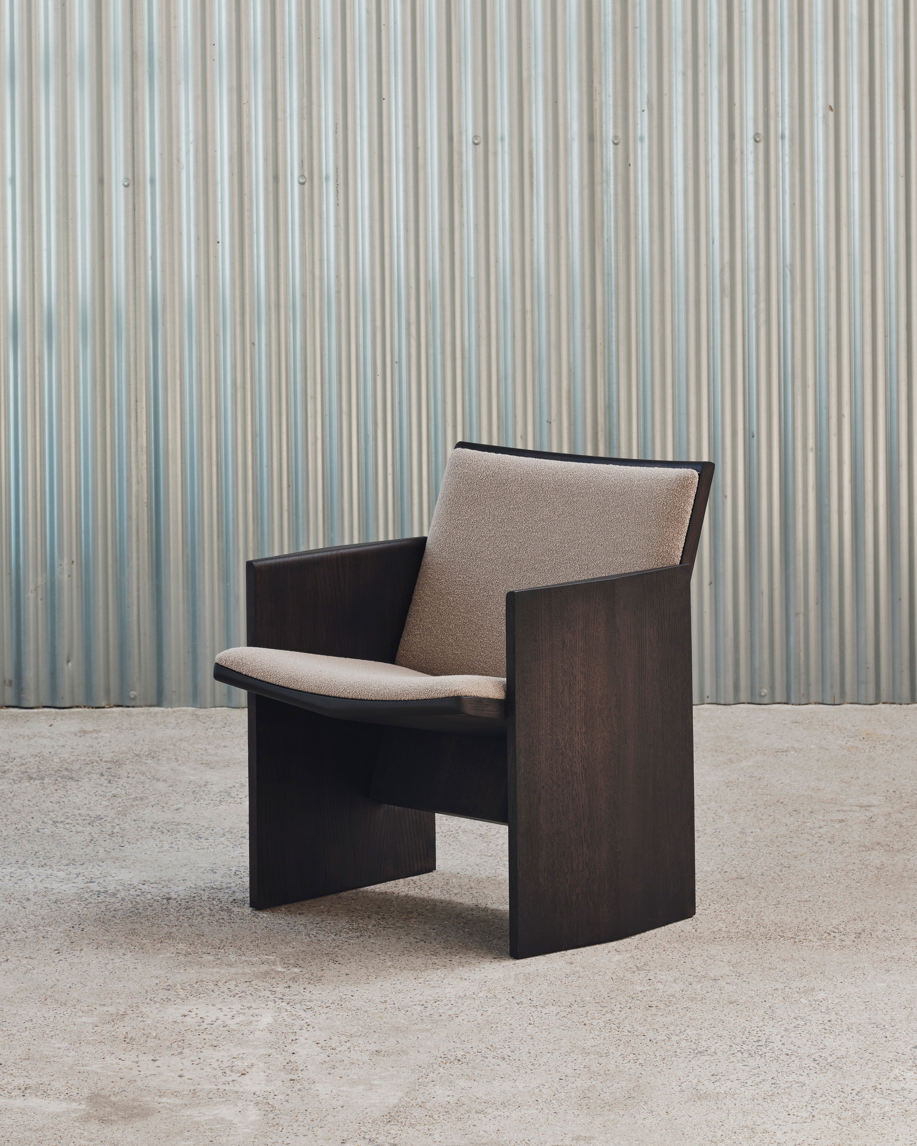 Pimlico lounge chair with upholstery