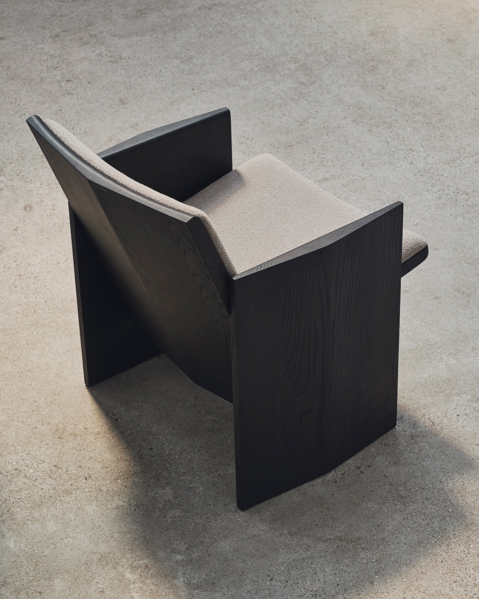Pimlico lounge chair with upholstery