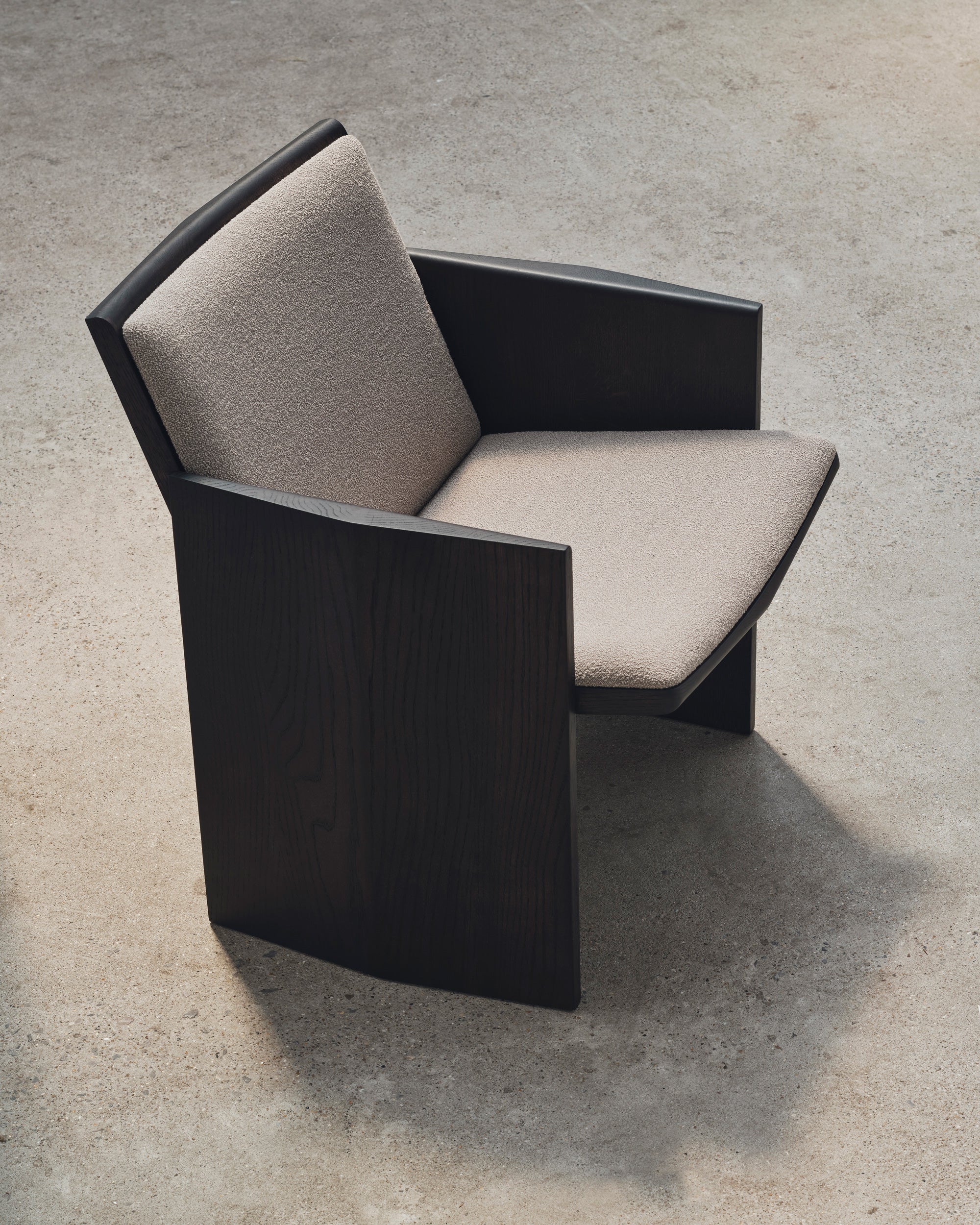 Pimlico lounge chair with upholstery