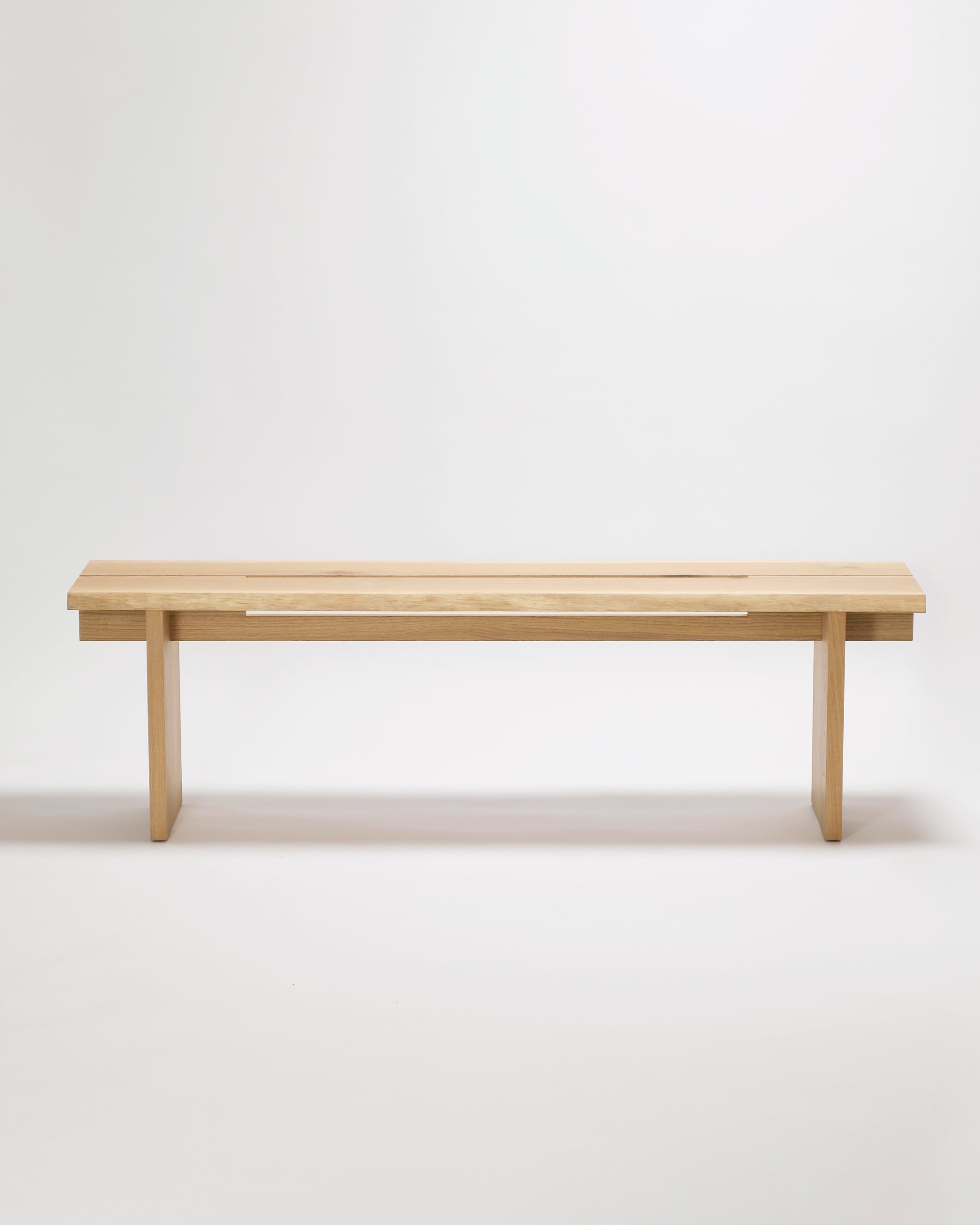 Sample Time for Tea bench, oak with live edge