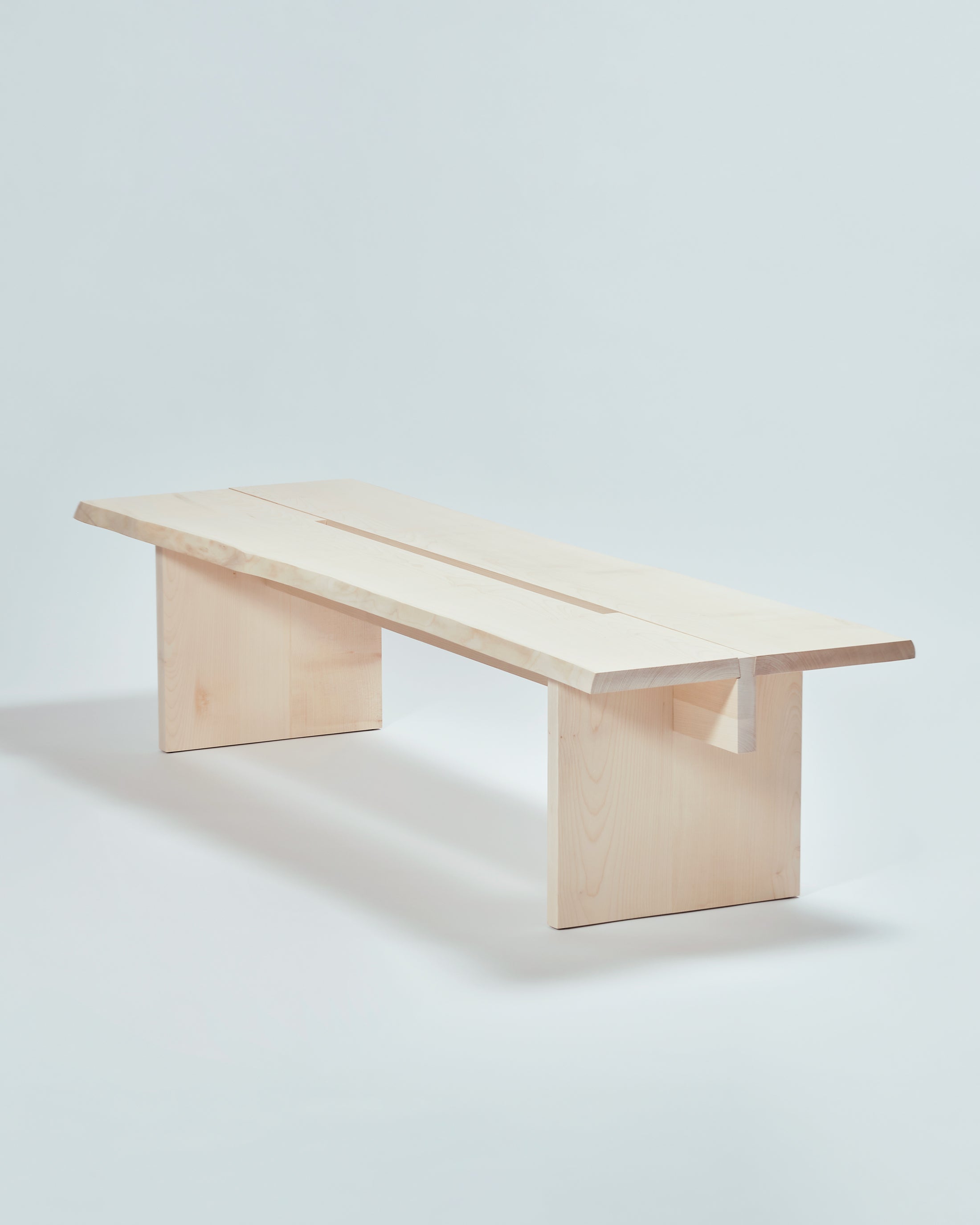 Sample Time for Tea bench, sycamore with live edge