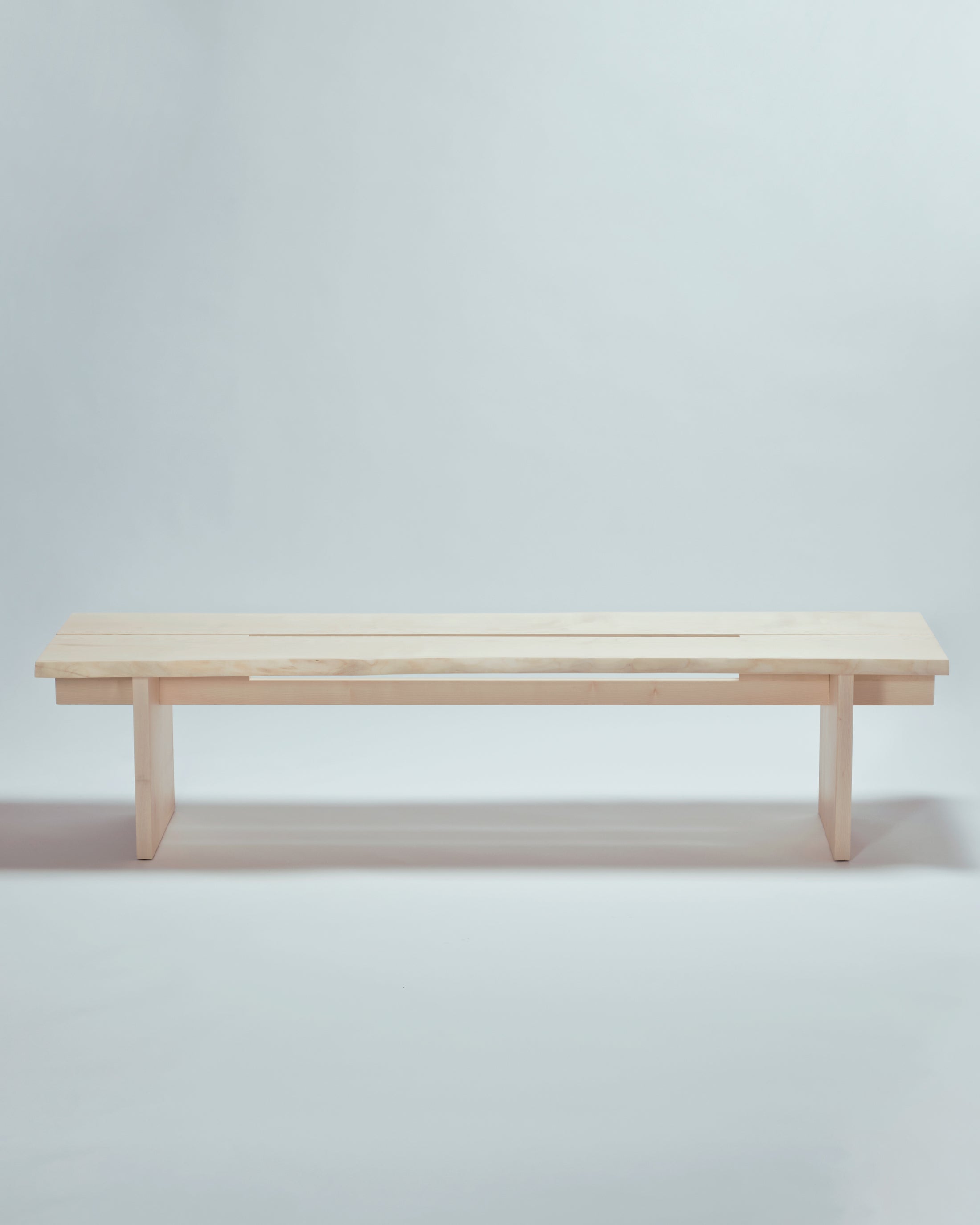 Sample Time for Tea bench, sycamore with live edge