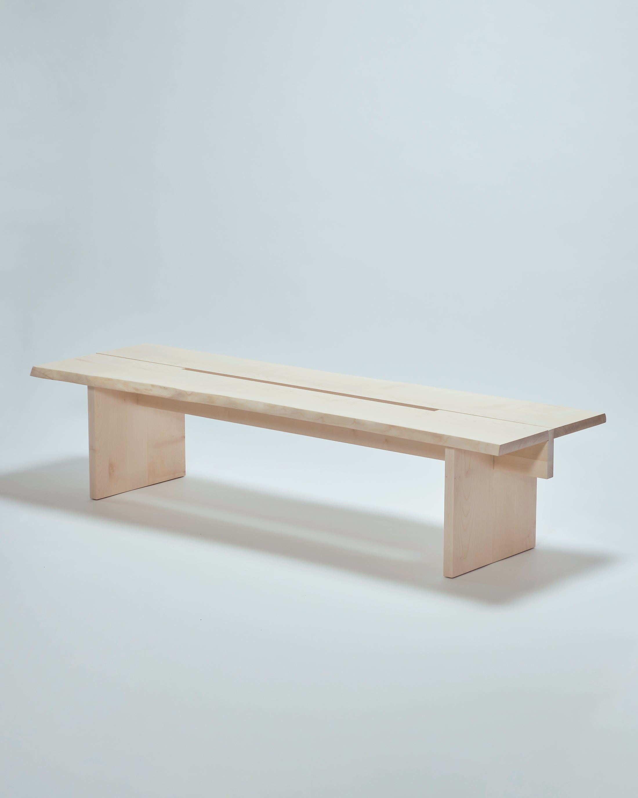 Sample Time for Tea bench, sycamore with live edge