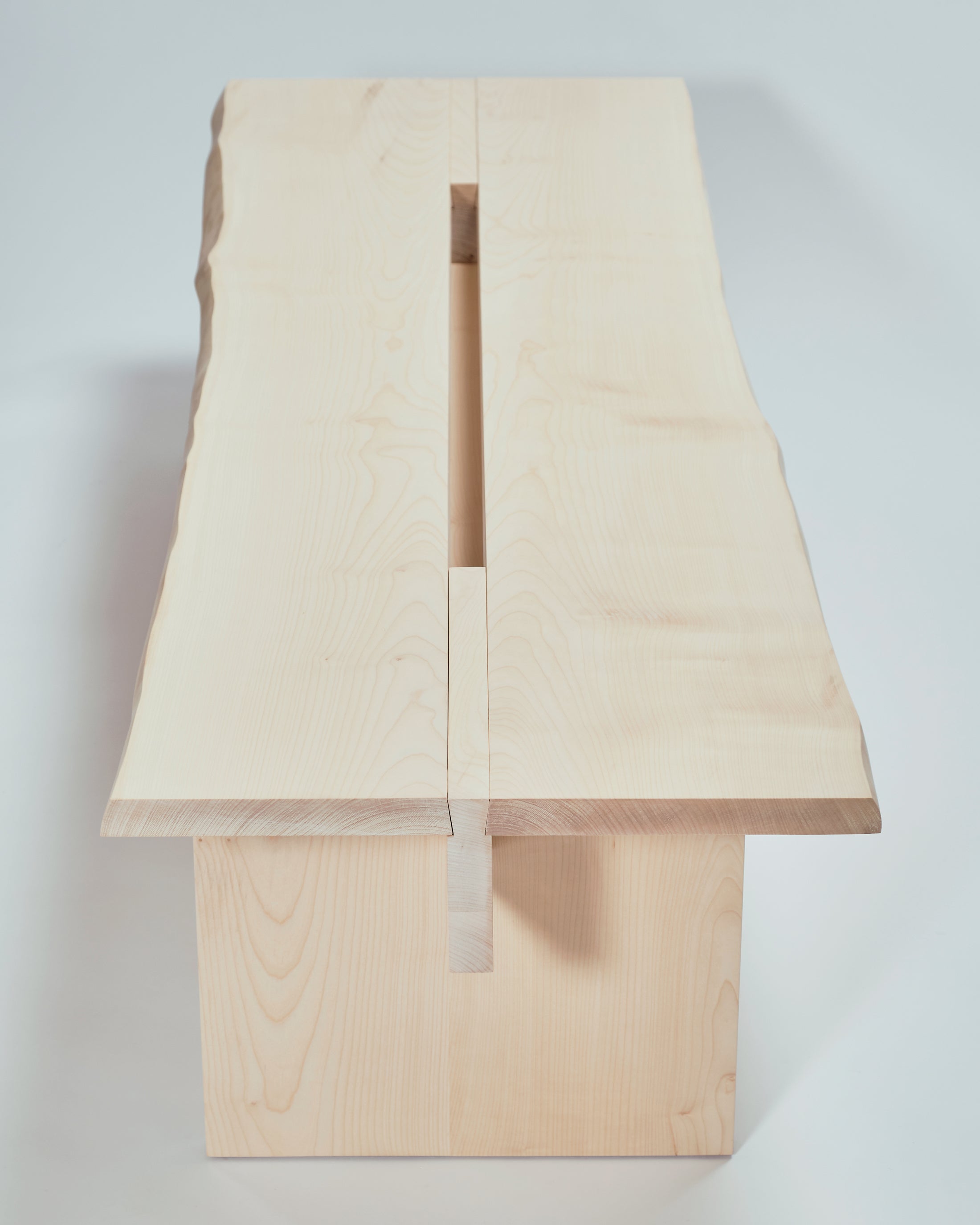 Sample Time for Tea bench, sycamore with live edge