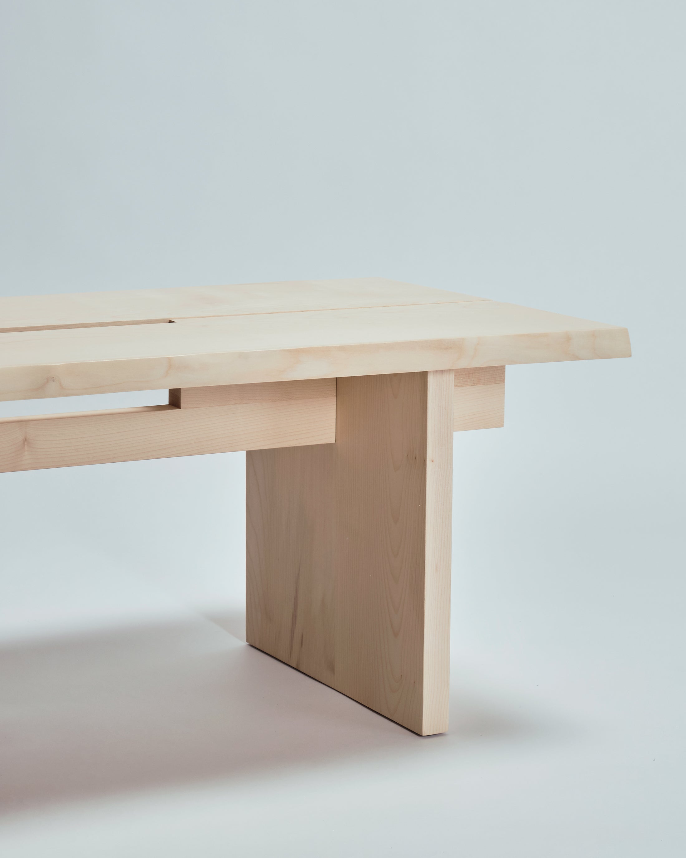 Sample Time for Tea bench, sycamore with live edge