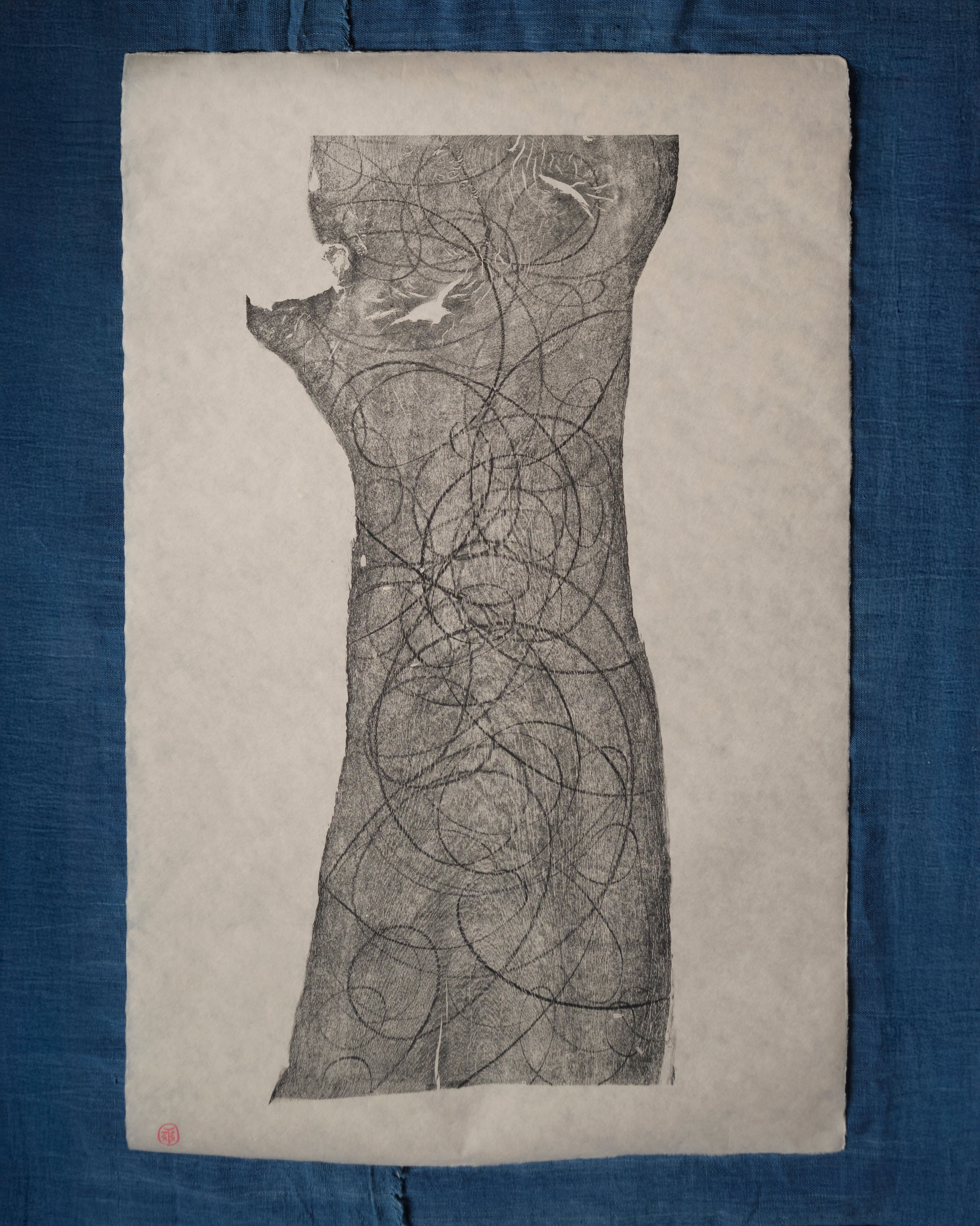 Oak print OB07, offcuts wiggle